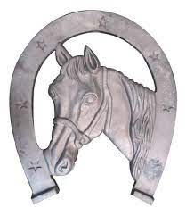 [JUHEGRIZQ] Herradura c/caballo gde izq.