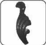 [HOJAA-001] Hoja decorativa de 4.1 cm x 11.2 cm.