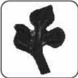[HOJAA-007] Hoja decorativa de 6.4 cm x 8.1 cm.