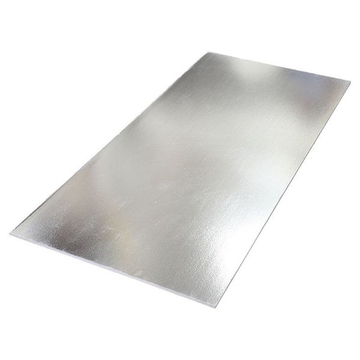 [LAGO310C24] Lamina galvanizada 3'x10' calibre 24 (.91x3.05 metros). (azl)