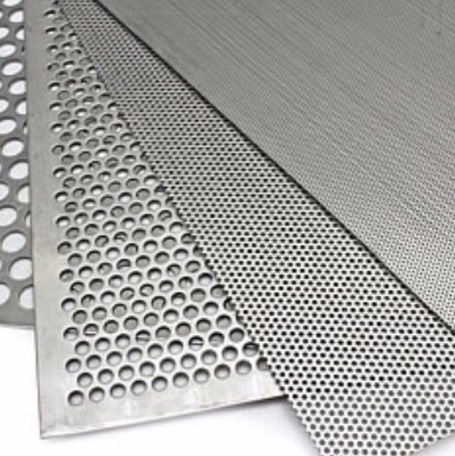[LAMP24BL] Lamina perforada de 1 x 2 mts 2 mm dc 4 mm calibre 16 blanco.