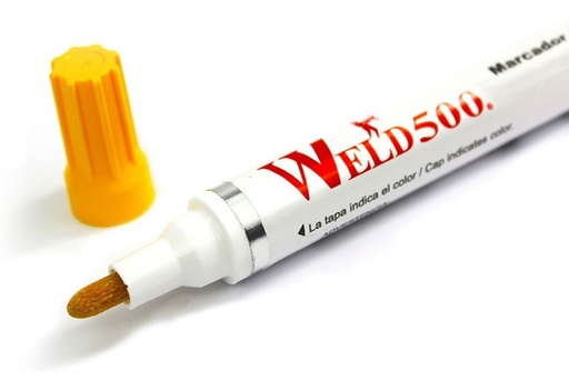 [CENMFAMA] Marcador con punta de fieltro color amarillo.