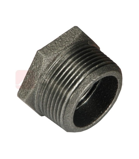 [44090044] Reducción tipo bushing negra de 2" X 1 1/4".