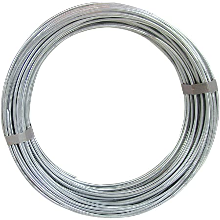 [ALAGALC10] Rollo de alambre galvanizado calibre 10 de 1 kilogramo.
