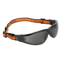 [100293] Lentes de seguridad gris con banda elastica.