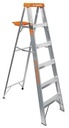 [10335] Escalera de tijera tipo ll 5 escalones y bandeja.
