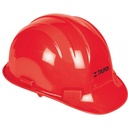 [10373] Casco de seguridad color rojo.