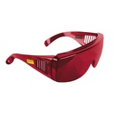 [10757] Lentes de seguridad para laser color rojo.