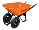[11250] Carretilla 8 ft3 doble llanta neumatica.