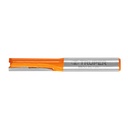[11453] Broca para router recta 2 filos 1/4" larga.