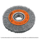 [11526] Carda alambre ondulado para esmeril de 6" x 1 1/8".