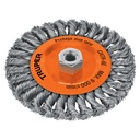 [11597] Carda circular 6" alambre trenzado eje 5/8"-11.