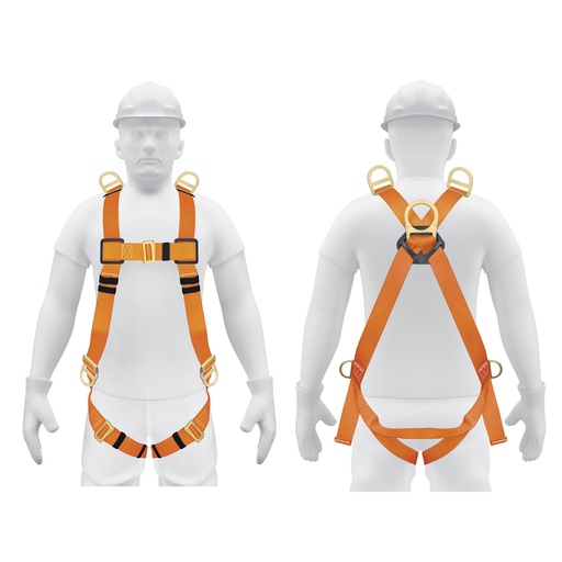 [14434] Arnés de cuerpo completo con 5 anillos