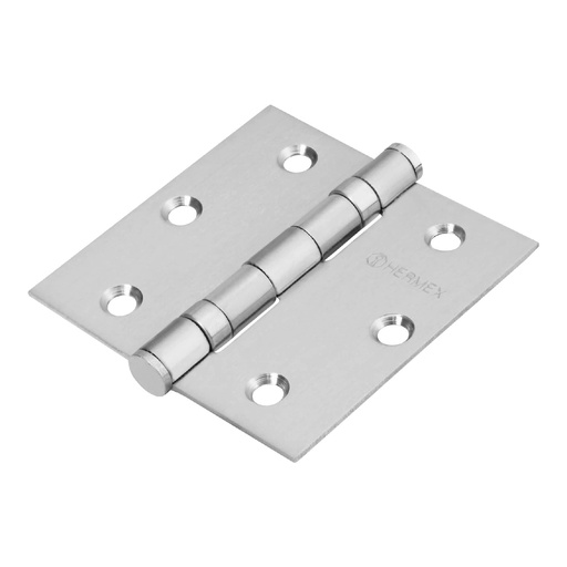 [43229] Bisagra cuadrada 4" acero inoxidable plana