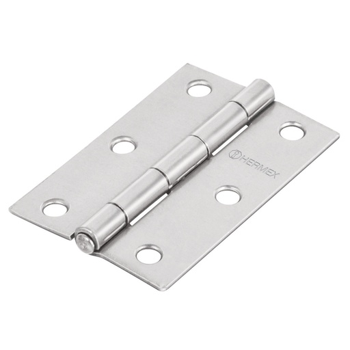 [43186] Bisagra rectangular 1-1/2" acero pulido