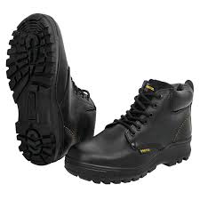 [26061] Botas de piel negras con casquillo #23