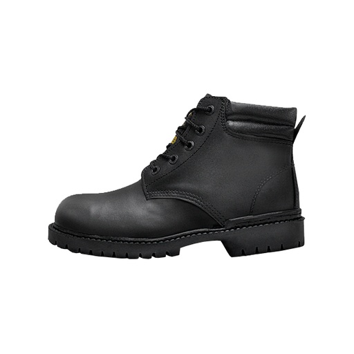 [BOTA7913-3] Botas de piel negras sin casquillo #24