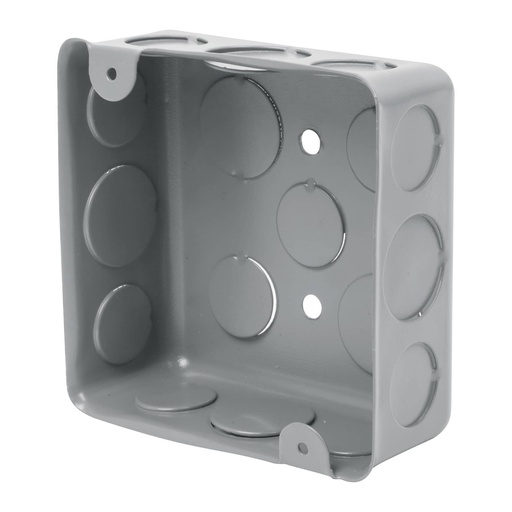 [45007] Caja cuadrada galvanizada de 4"
