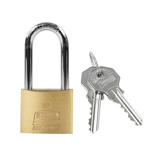 [CAP06992] Candado 17 de latón gancho largo