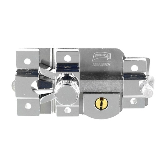 [CERR7155] Cerradura de sobreponer 825 acabado cromo izquierda