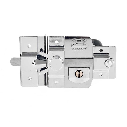 [CERR7157] Cerradura de sobreponer 850 acabado cromo izquierda