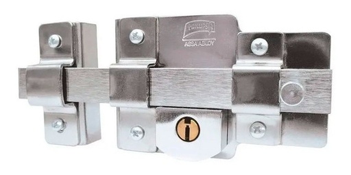 [CERR7159] Cerradura de sobreponer 875-F acabado cromo izquierda