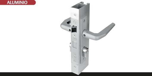 [3050ADK] Cerradura para aluminio 3050-MM acabado café derecha/izquierda