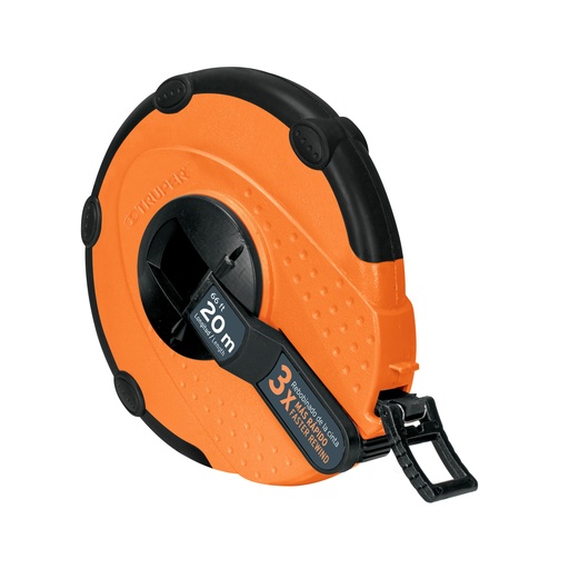 [12638] Cinta métrica larga 20 mts fibra de vidrio carcasa de plástico