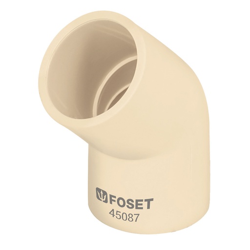 [45088] Codo de cpvc de 1" x 45°