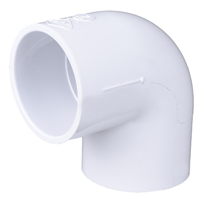 [45413] Codo de pvc hidráulico de 1" x 90°