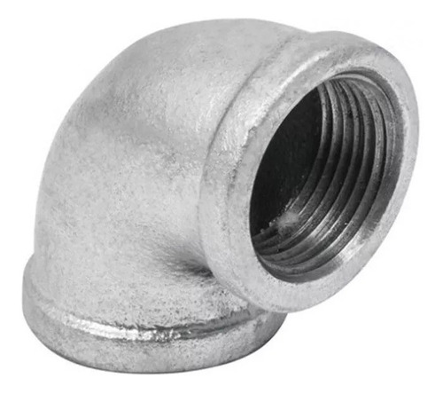 [COD08387] Codo galvanizado de 4" x 90°