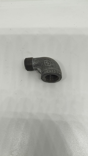 [COD08422] Codo galvanizado pipa de 1/2"