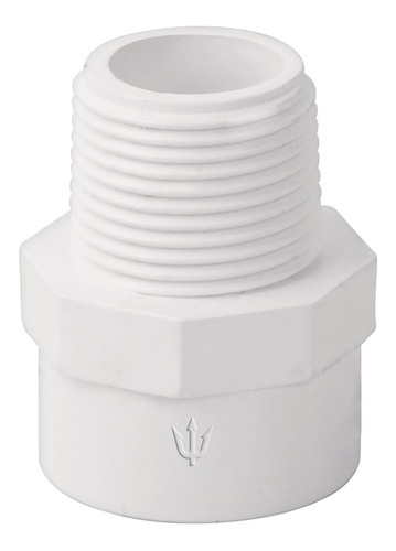 [45431] Conector de pvc hidráulico cuerda exterior de 1"