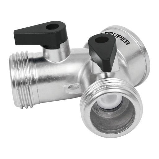 [10372] Conector para manguera "Y" de 3/4" de aluminio