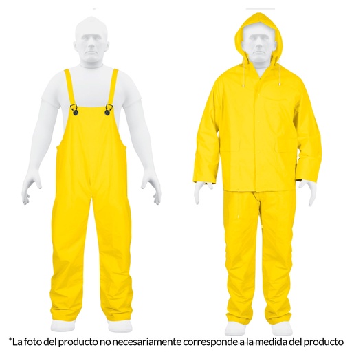 [14420] Conjunto impermeable talla extra grande de pvc