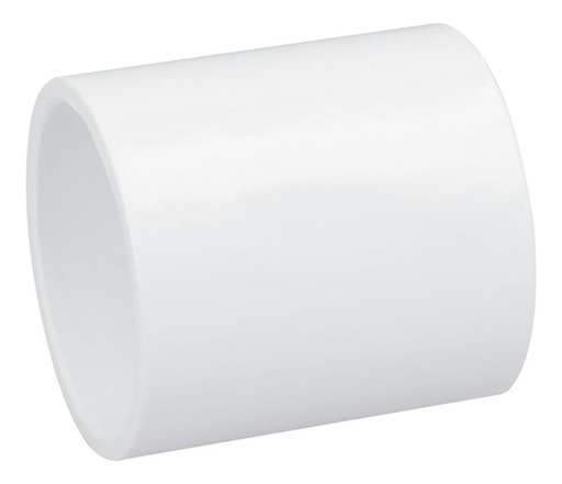 [45530] Cople de pvc hidráulico de 1 1/2"