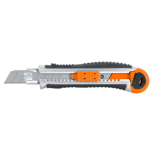 [16976] Cutter 18 mm trabajo pesado con alma metálica y grip
