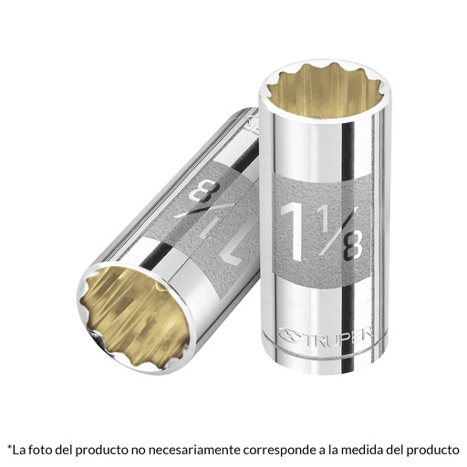 [13367] Dado largo de 13/16" 12 puntas cuadro de 1/2"