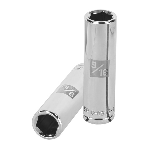 [13326] Dado largo de 9/16" 6 puntas cuadro de 1/2"