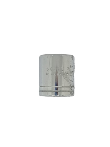 [DAD12046] Dado mm cuadrado 1/2" # 5427-m 27 mm 12 p