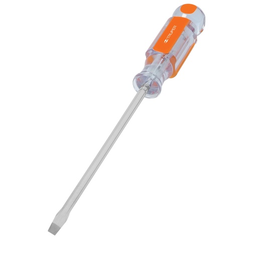 [13996] Desarmador plano 1/4" x 4" con mango de acetato