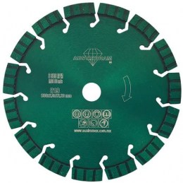 [AUS1521] Disco de diamante rin segmentado de 7" plata