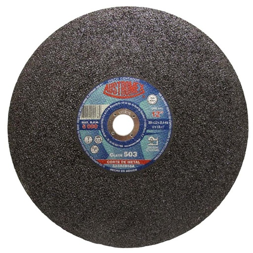 [DIS00347] Disco para corte de metal de 12" larga duración (AUS503)