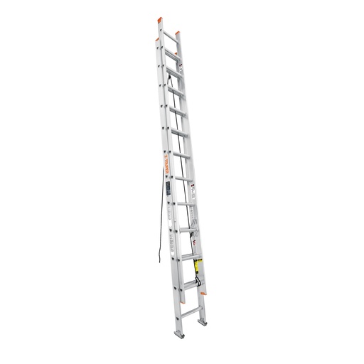 [16027] Escalera de extensión tipo III de 20 peldaños aluminio