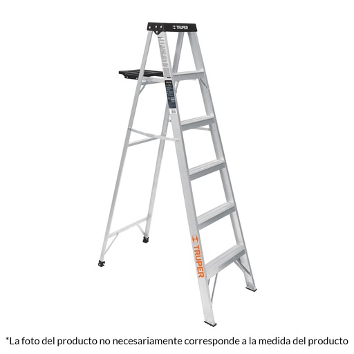 [16742] Escalera de tijera tipo III de 4 peldaños aluminio 