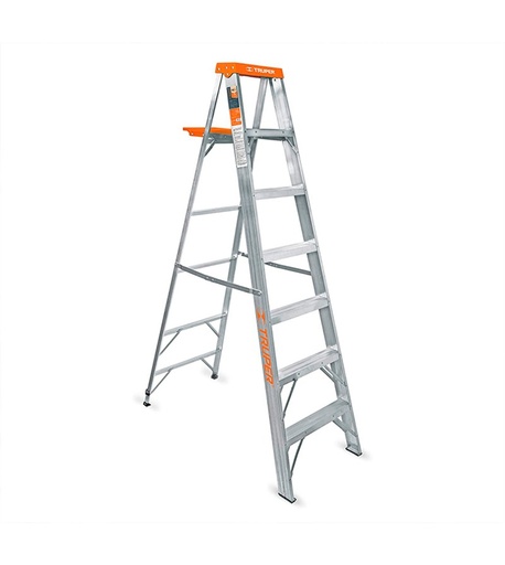 [16744] Escalera de tijera tipo ll de 6 peldaños aluminio