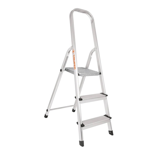 [16765] Escalera plegable tipo lll de 4 peldaños aluminio