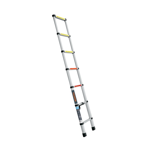 [101903] Escalera telescopica tipo II de 7 peldaños aluminio
