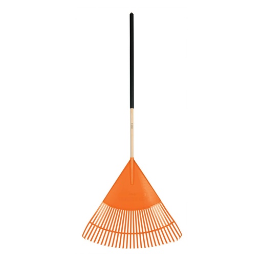 [19065] Escoba para jardin plastica flexible con 30 dientes