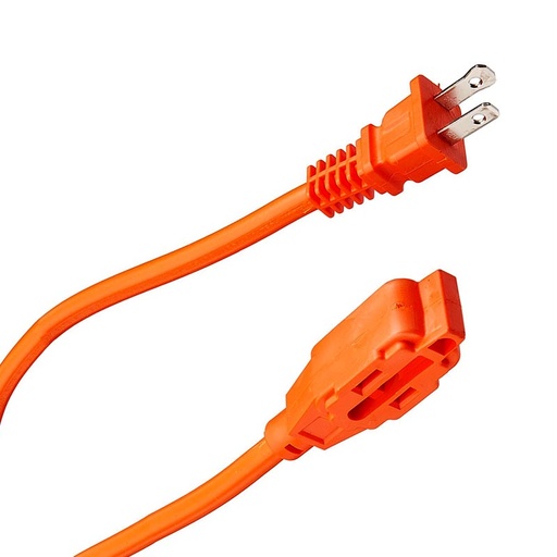 [48044] Extensión eléctrica de uso rudo color naranja de 6 mts